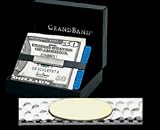 Budd Leather GB 1350 Hammered Sterling Silver Grand Band With Gold Plate