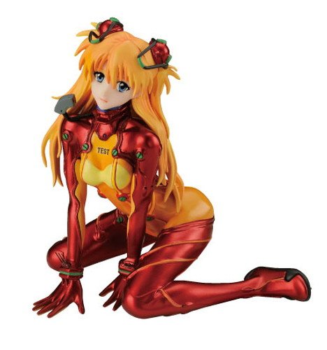 ヱヴァンゲリヲン新劇場版 式波・アスカ・ラングレー テスト用プラグスーツVer メタリックレッド仕様 1/7スケール ポリストーン製 塗装済み完成品フィギュア