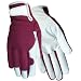 Red Steer 1701LY Ladies Hybrid Grain Goatskin Glove, White, Large