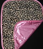 Koala Baby Leopard Animal Print and Pink Security Blanket