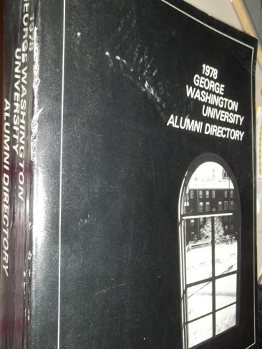 1978 George Washington University Alumni Directory