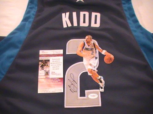 JASON KIDD SIGNED AUTOGRAPHED JERSEY DALLAS MAVERICKS JSA