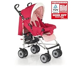 Herlag H8733-1140 - City Buggy de Luxe fuchsia/vichy rosa