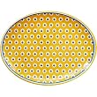 Le Cadeaux Triple Weight Melamine 16 Inch Oval Serving Platter