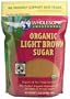 Wholesome Sweeteners Fair Trade Organic Light Brown Sugar, 24-Ounce Pouches (Pack of 6)