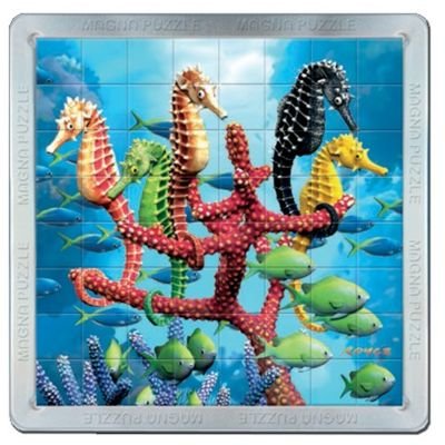 021096 - Piatnik - 3D Magna Puzzle Seepferdchen 64 Teile, 64 Teile Preisvergleich