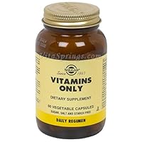 Solgar - Vitamins Only, 180 veggie caps