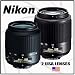 Nikon 18-55 and 55-200 DX Lenses for DSLR Cameras