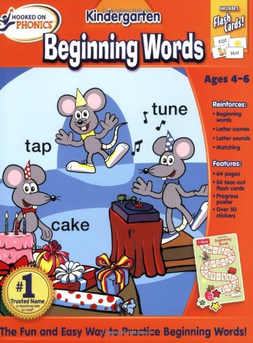 Hooked on Phonics Beginning Words Premium Workbook