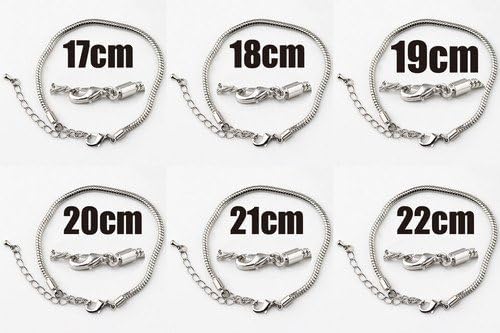10pc Starter Master Bracelet for Pandora, Troll, Biagi, and Charmilia Style Beads