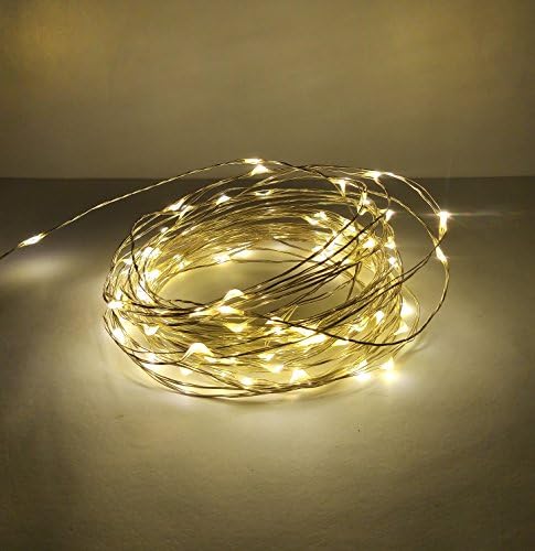 Honey Bunny Starry String Lights, Warm White LED's on a Flexible Sliver Wire