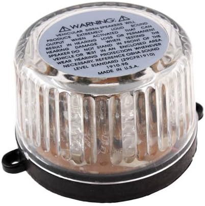 Enjoydeal 12V DC Motorcycle Car Bike Round Decorative LED Strobe Flashing Light Lamp