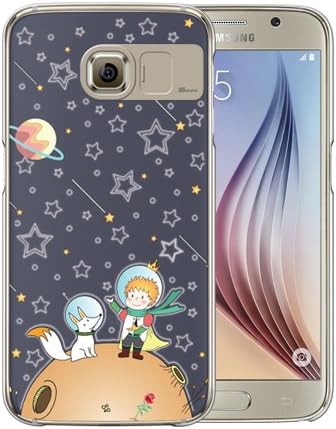 SG Design Samsung Galaxy S6 Case, Lighting Clear Art for Galaxy S6 with Metalized Camera Deco, Little Prince