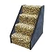 Bear?s Stairs 4-Step (Leopard, 27 in x 18 in. x 27 in. )