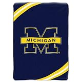 Michigan Wolverines 60x80 Force Raschel Blanket/Throw - NCAA College Athletics