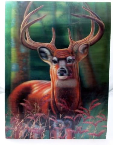 Tripact Inc 3D Lenticular Stereoscopic Print Paint Picture - Deer