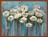 Anemones by the Lake by Silvia Vassileva Contemporary Floral Wall Art Print Framed Décor