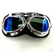 Motorcycle Scooter Mopeds Pilot Style Goggles , Tinted Lens