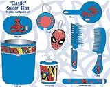 Spiderman Classic 9 pc bath set, plastic