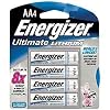 Energizer Ultimate L91BP-4 Lithium AA Battery 4 Pack