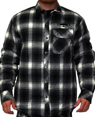 SRH Templar Reversible Flannel Jacket - Black / Plaid - Large