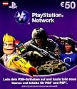 PlayStation Network Card (50 Euro) (Livecard PS3 und PSP) (&Ouml;sterreich)