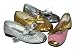 Toddler Girls Metallic Sparkling Mary Janes Flats Dress Shoes
