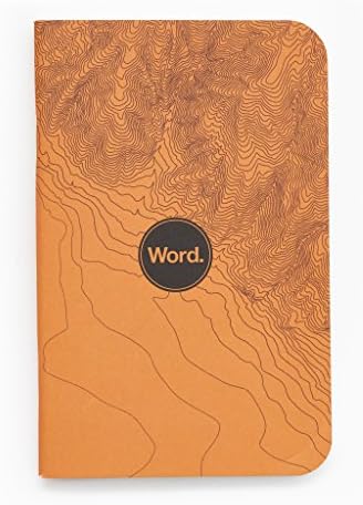 Word Notebooks Orange Terrain (3-pack)
