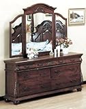 YT Furniture Alexia Dresser with Optional Mirror (Cherry)