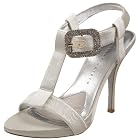 Martinez Valero Lyra Big Jeweled Buckle Platform Sandal