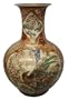 Hand painted Chinese porcelain vase - 24"H, Pheasant bird design