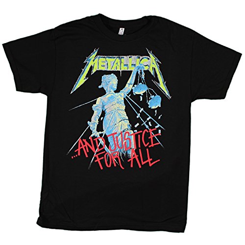Metallica Men's And Justice For All T-shirt Black