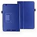 FanTEK Acer Iconia One 8 B1-810 8-Inch Case - PU Leather Multi-Angle Stand Magnetic Smart Cover (Dark Blue)