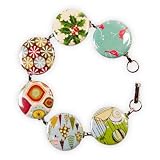 Blue Hill By Hand Retro Holiday Bubble Bracelet (L)