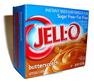 Amazon.com : Jell-O Butterscotch Instant Pudding Sugar Free (4-Pack
