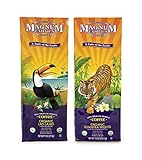 Magnum Coffee Taste of the Exotics Whole Bean Coffee, Taste of the Farm Variety Pack, Organic Las Lajas and Organic Sumatra Nights, 10 Ounce (2 Bags)