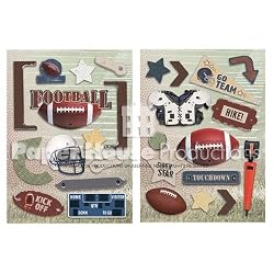Football Chipboard Dimensional Images