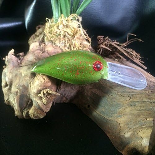 wiggle wart, hand painted, bass fishing, crankbait, custom fishing lure, fishing tackle, fishing lure, custom lure, bass lure, airbrushed, fishing lures