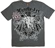 FC Football Club Manchester United Bird of Grey Charcoal T-shirt Tee