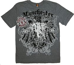FC Football Club Manchester United Bird of Grey Charcoal T-shirt Tee