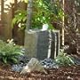 Outdoor Pond-Less Water Fountain w/ 2' x 2' Artificial Stone Bird-Bath Style Bowl