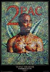 TUPAC - 2 PAC - NEW MOSAIC POSTER - 2PAC(Size 24"x36")