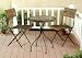 Outdoor Living : Wicker Bistro Set - Brown