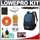 Lowepro Fastpack 250 Backpack Digital SLR Camera Case (Arctic Blue) + Acces ....