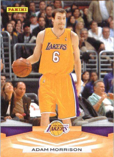 2009 /10 Panini NBA Basketball Card # 268 Adam Morrison Los Angeles Lakers Mint Condition- Shipped In A Protective ScrewDown Display Case!