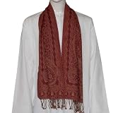 Mens Winter Clothing Wool Scarf Gift For Grandpa 30 x 152 Cms