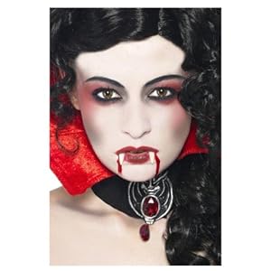 Smiffy's Vampire Make Up Set with Fangs Sponge