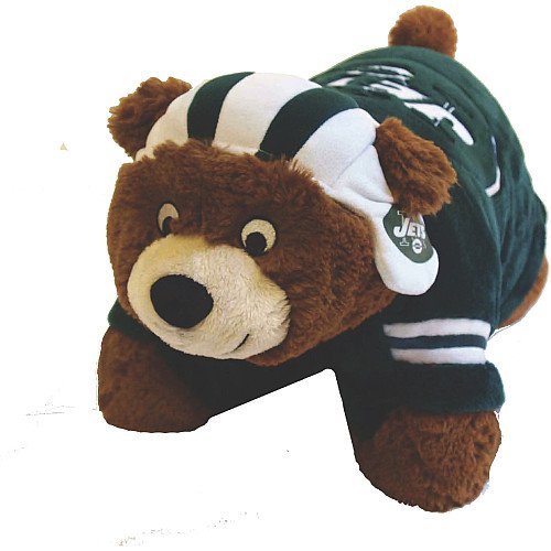 New York Jets Fluffy Plush Pillow Pet Buddy