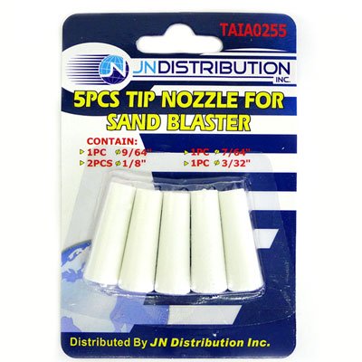 5Pc Tip Nozzle For Sand Blaster 9/64