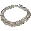 Indian Jewelry Ankle Bracelet Pairs in Silver 10 inches